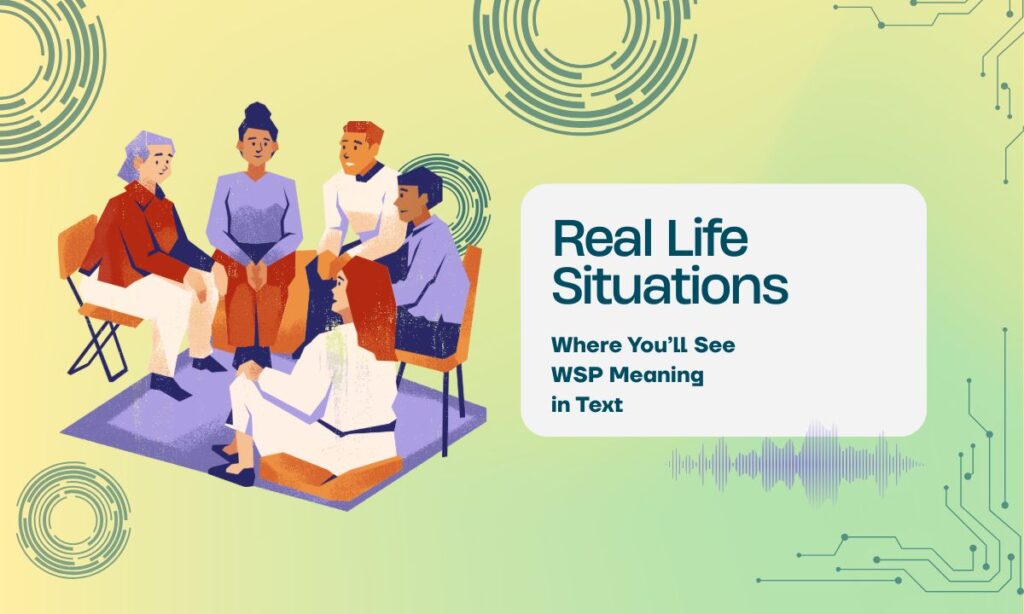 WSP Meaning in Text